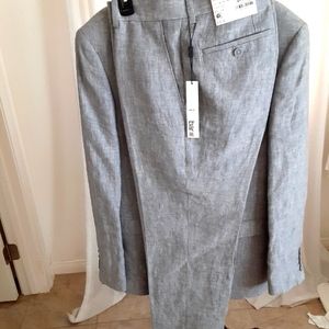 Brand new BarIII Linen suit,Gray color.